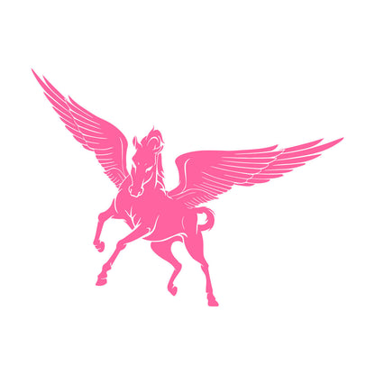 Mural And Wall Vinyl Decal Fantasy Beast Pegasus Horse Wings Equipped With Transfer Film Kit