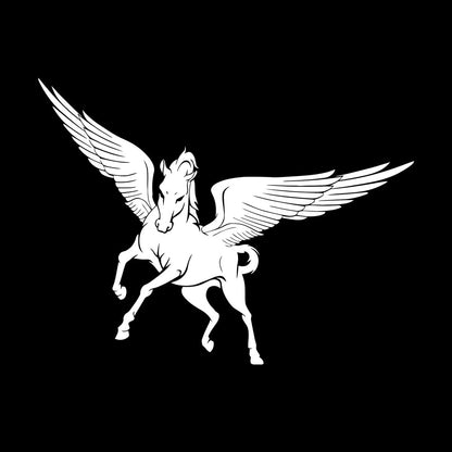 Mural And Wall Vinyl Decal Fantasy Beast Pegasus Horse Wings Equipped With Transfer Film Kit