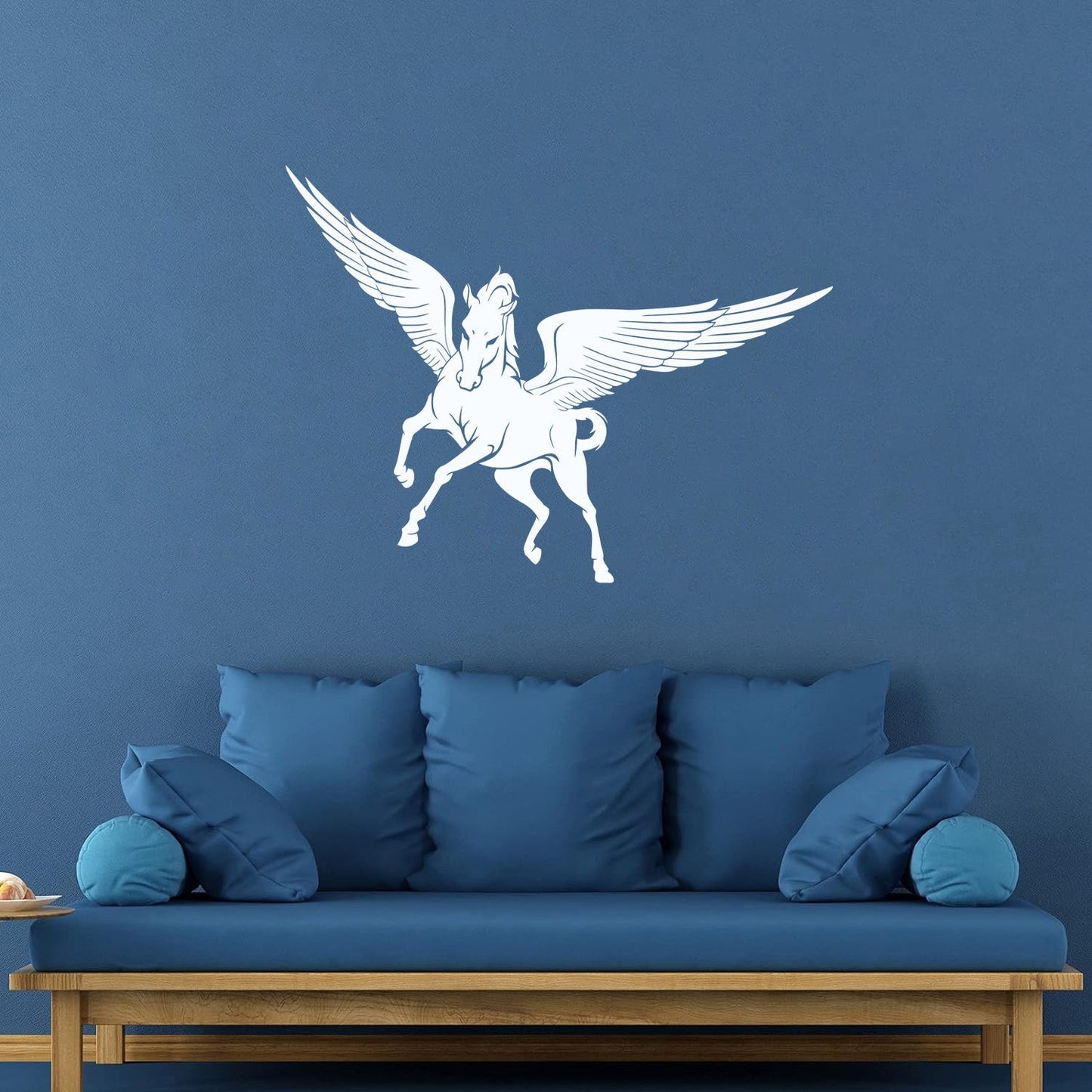 Mural And Wall Vinyl Decal Fantasy Beast Pegasus Horse Wings Equipped With Transfer Film Kit