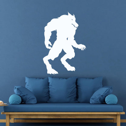 Wall Stickers Paster Paper Fantasy Big Beast Werewolf Aggressive Predator Easy Installation