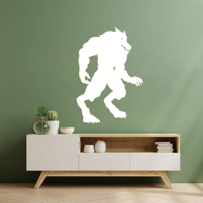 Wall Stickers Paster Paper Fantasy Big Beast Werewolf Aggressive Predator Easy Installation