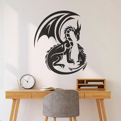 Engraving Stickers Fantasy Dragons Fairy Tale Nursery Can Modify And Add Information