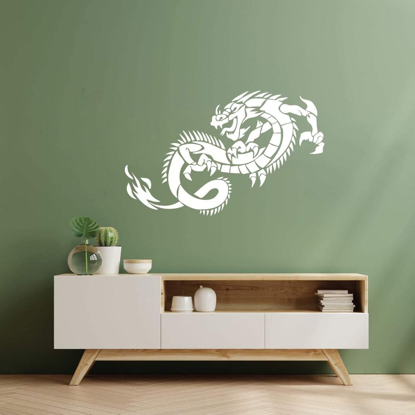 Wall Decals Pvc Fantasy Fairytale Animal Myth Dragon Monsters Wall Beautification