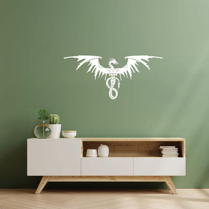 Wall Decals Paster Paper Fantasy Flying Wild Dragon Wings Window Decals