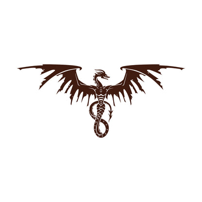 Wall Decals Paster Paper Fantasy Flying Wild Dragon Wings Window Decals