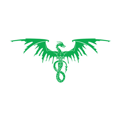 Wall Decals Paster Paper Fantasy Flying Wild Dragon Wings Window Decals