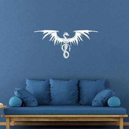 Wall Decals Paster Paper Fantasy Flying Wild Dragon Wings Window Decals