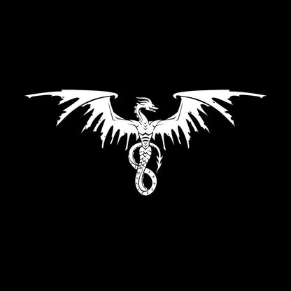 Wall Decals Paster Paper Fantasy Flying Wild Dragon Wings Window Decals