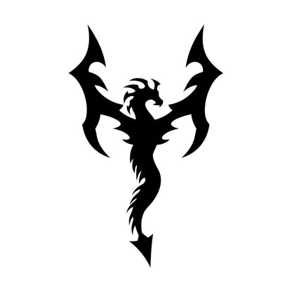 Fantasy Magical Dragon Child Wall Decals Store Decoration