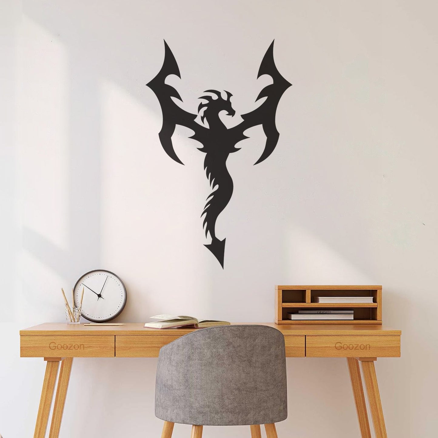 Fantasy Magical Dragon Child Wall Decals Store Decoration