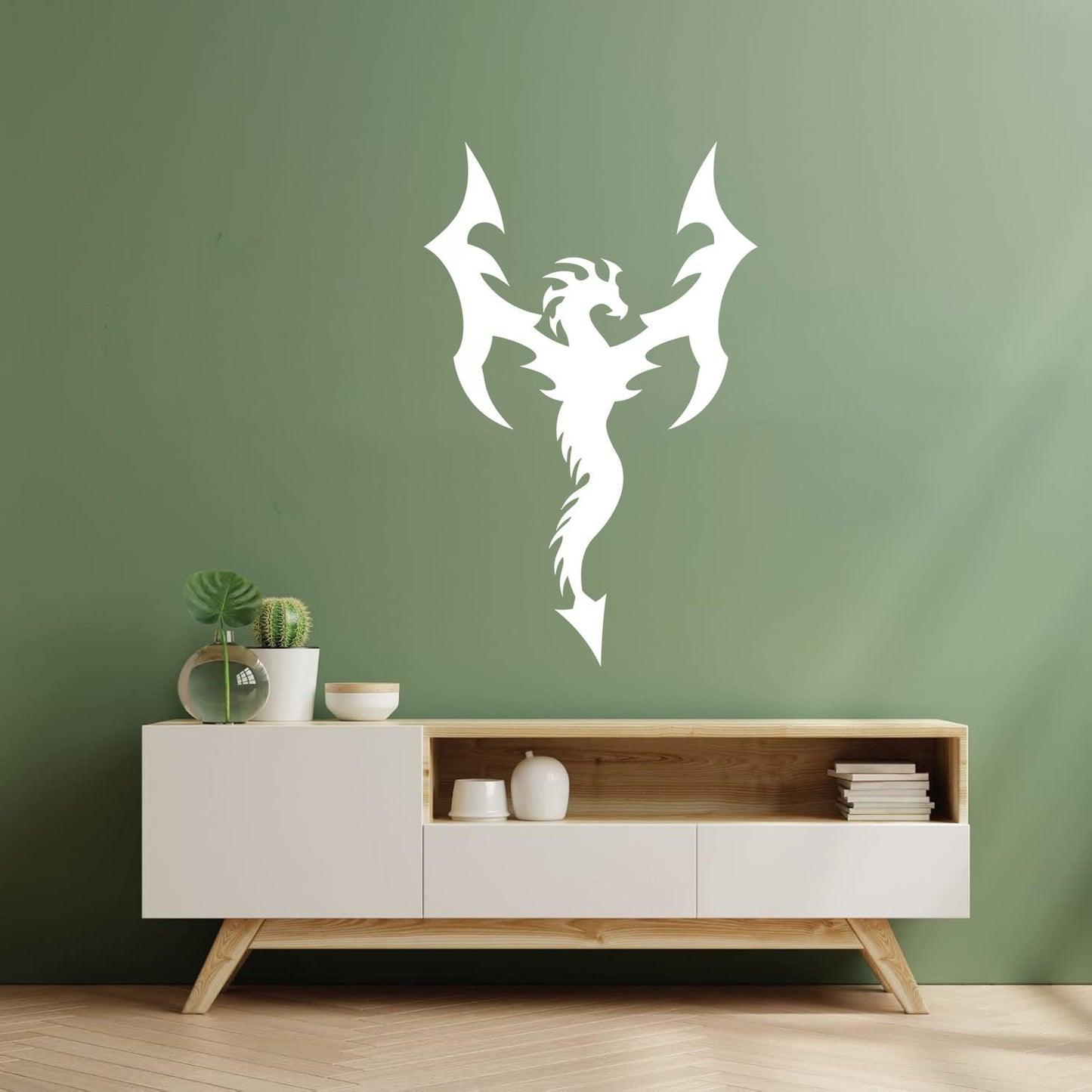 Fantasy Magical Dragon Child Wall Decals Store Decoration