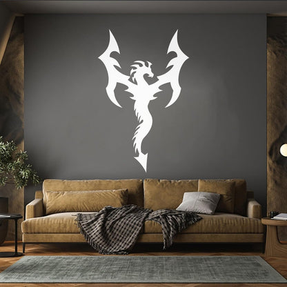 Fantasy Magical Dragon Child Wall Decals Store Decoration