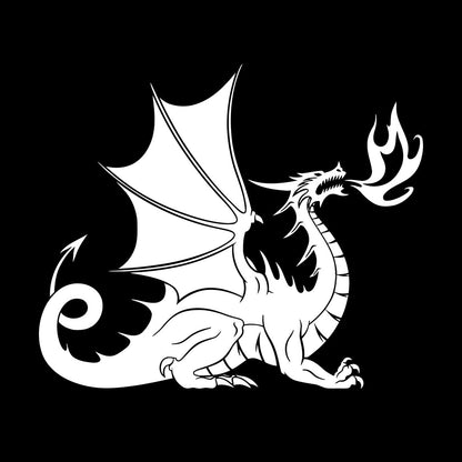 Vinyl Art Sticker Dragon Fire Mythology Fantasy Beast Multiple Size Options