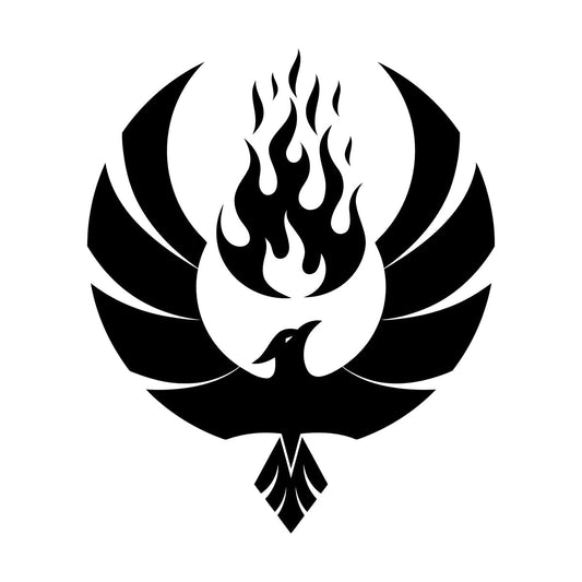 Lettering Decals Fire Phoenix Fantasy Bird Mythology It Won'T Fall Off