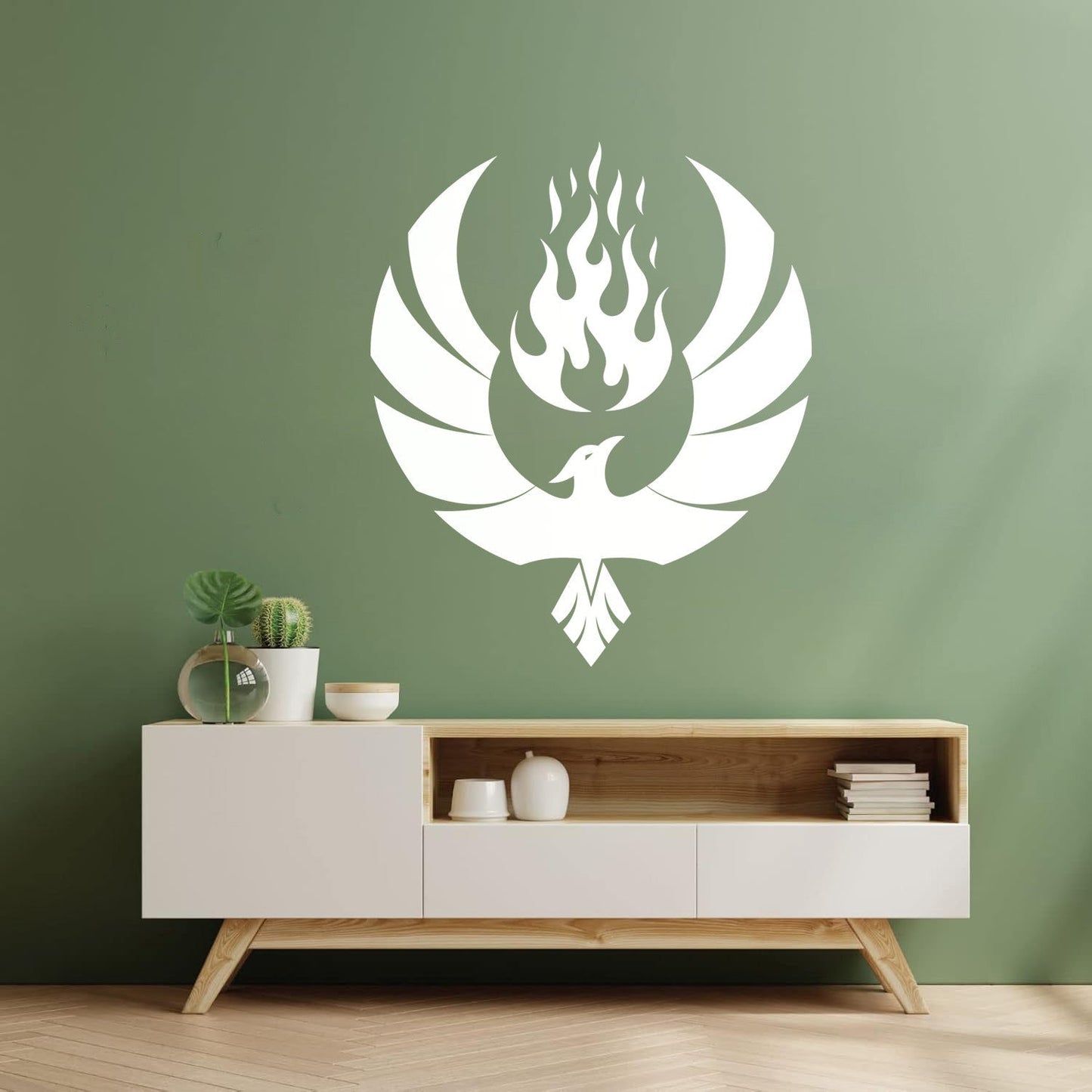 Lettering Decals Fire Phoenix Fantasy Bird Mythology It Won'T Fall Off