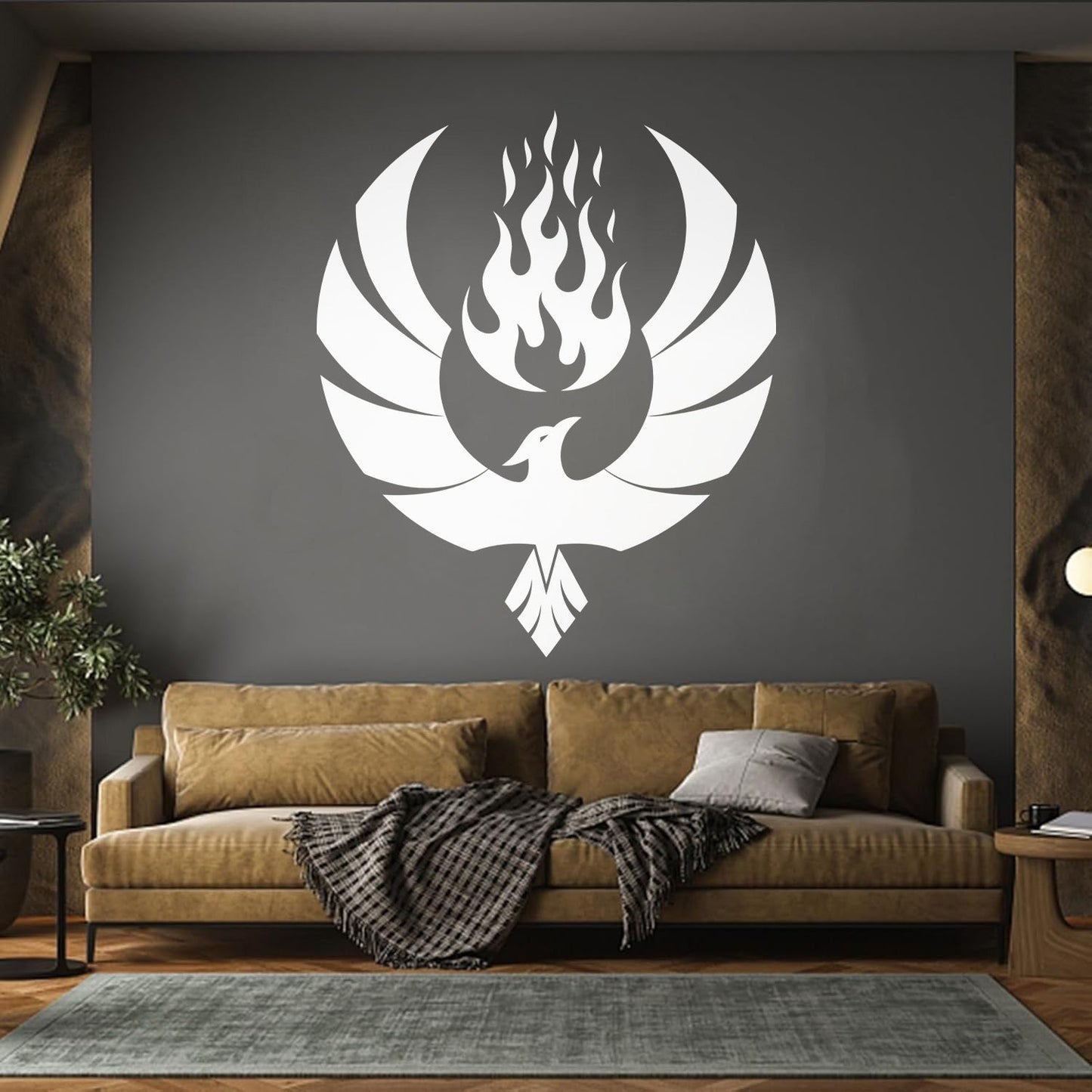 Lettering Decals Fire Phoenix Fantasy Bird Mythology It Won'T Fall Off