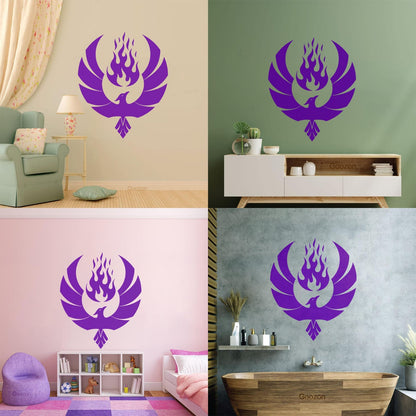 Lettering Decals Fire Phoenix Fantasy Bird Mythology It Won'T Fall Off