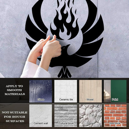 Lettering Decals Fire Phoenix Fantasy Bird Mythology It Won'T Fall Off