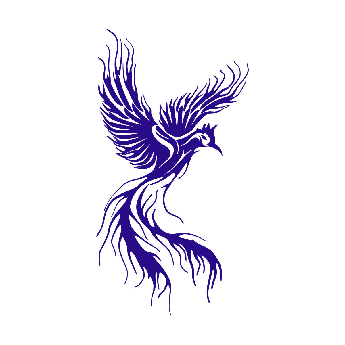 Wall Decals Pvc Phoenix Fly Bird Fantasy Fairytale Personalized Customization