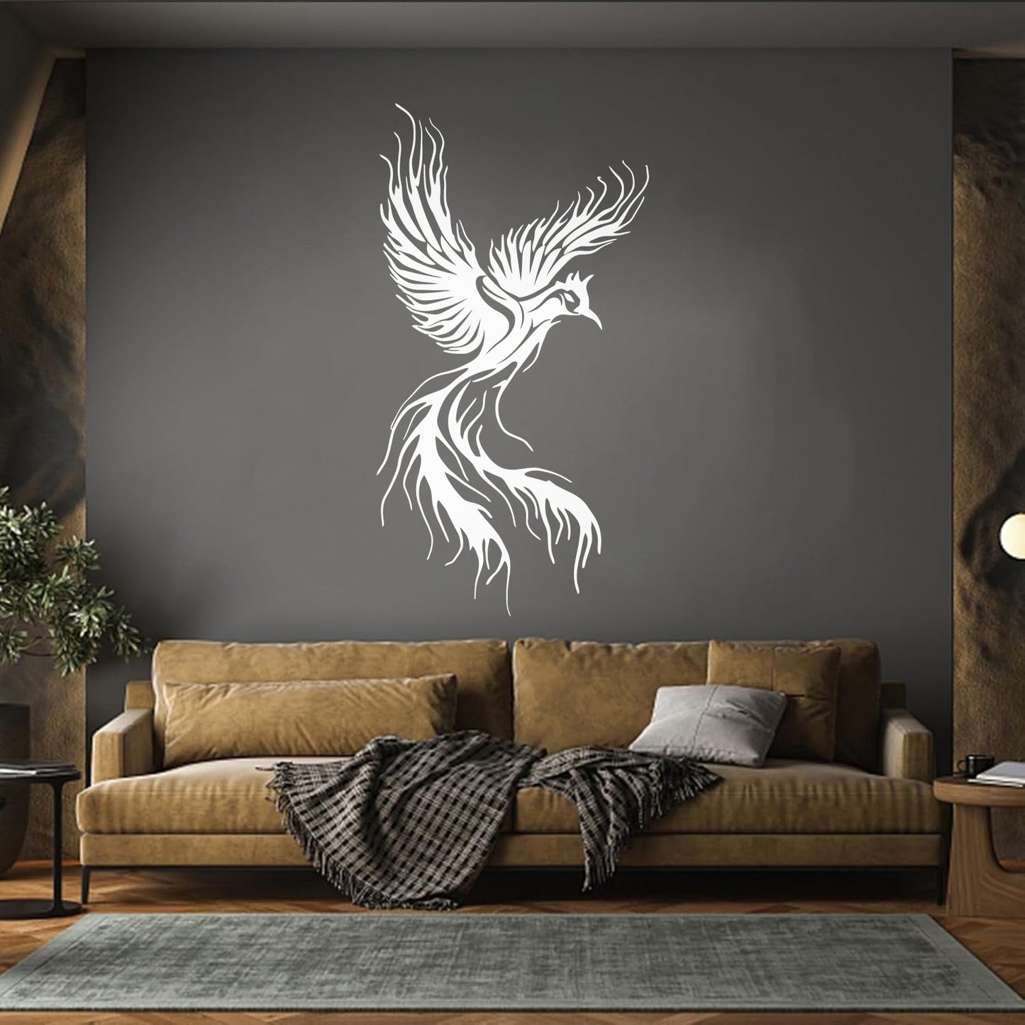 Wall Decals Pvc Phoenix Fly Bird Fantasy Fairytale Personalized Customization