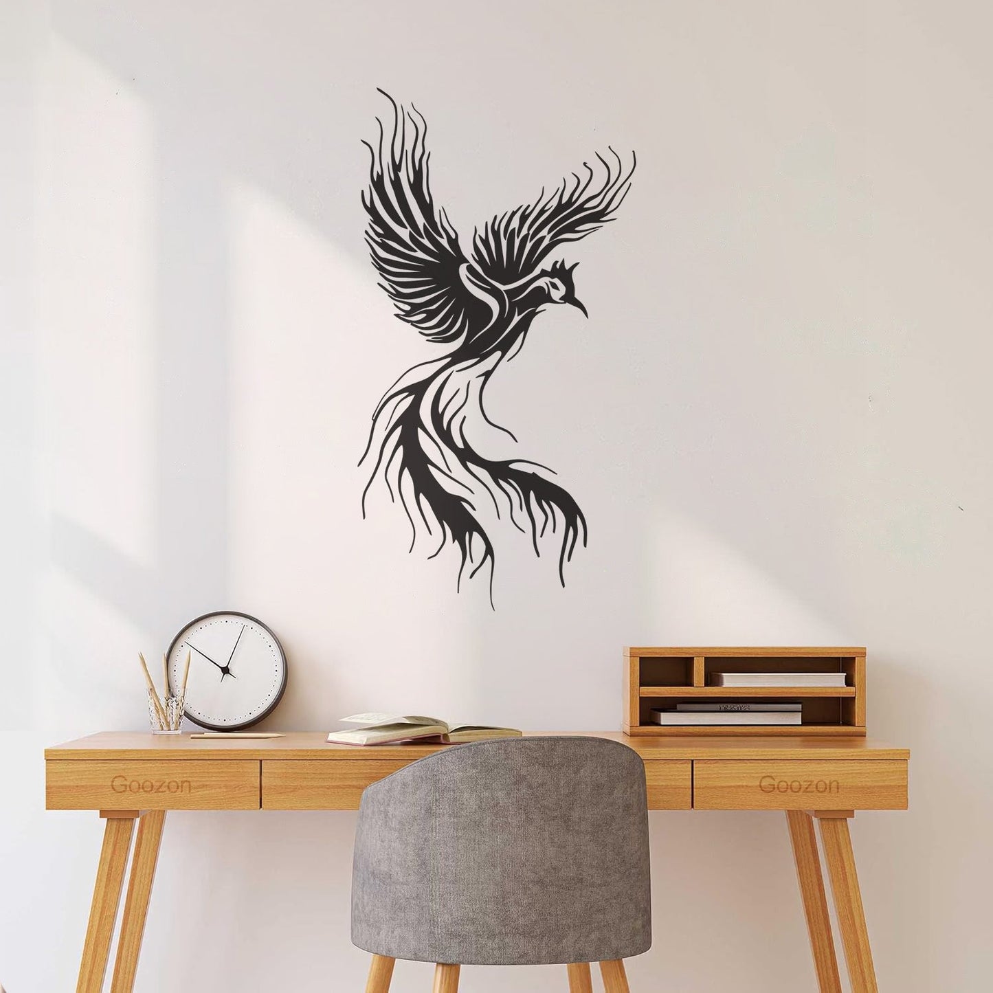 Wall Decals Pvc Phoenix Fly Bird Fantasy Fairytale Personalized Customization