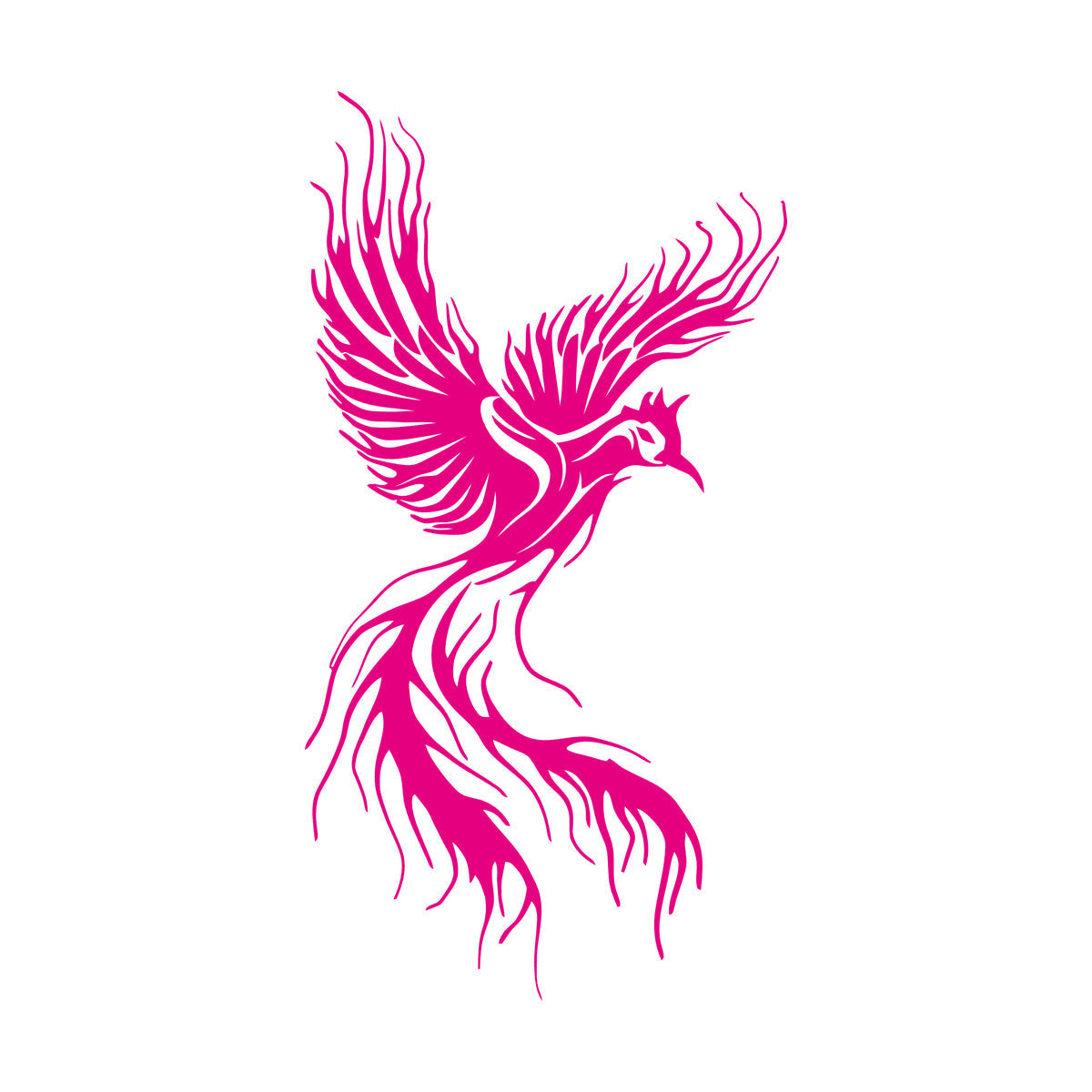 Wall Decals Pvc Phoenix Fly Bird Fantasy Fairytale Personalized Customization