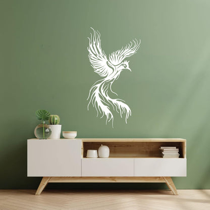 Wall Decals Pvc Phoenix Fly Bird Fantasy Fairytale Personalized Customization