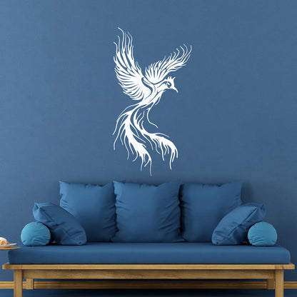 Wall Decals Pvc Phoenix Fly Bird Fantasy Fairytale Personalized Customization