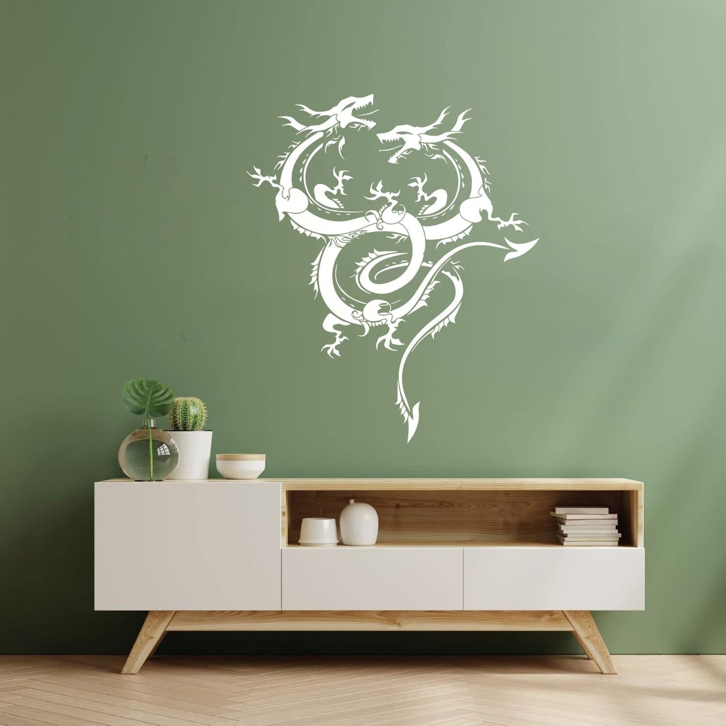 Lettering Stickers Flying Asian Dragons Fantasy Mythology Can Modify And Add Information