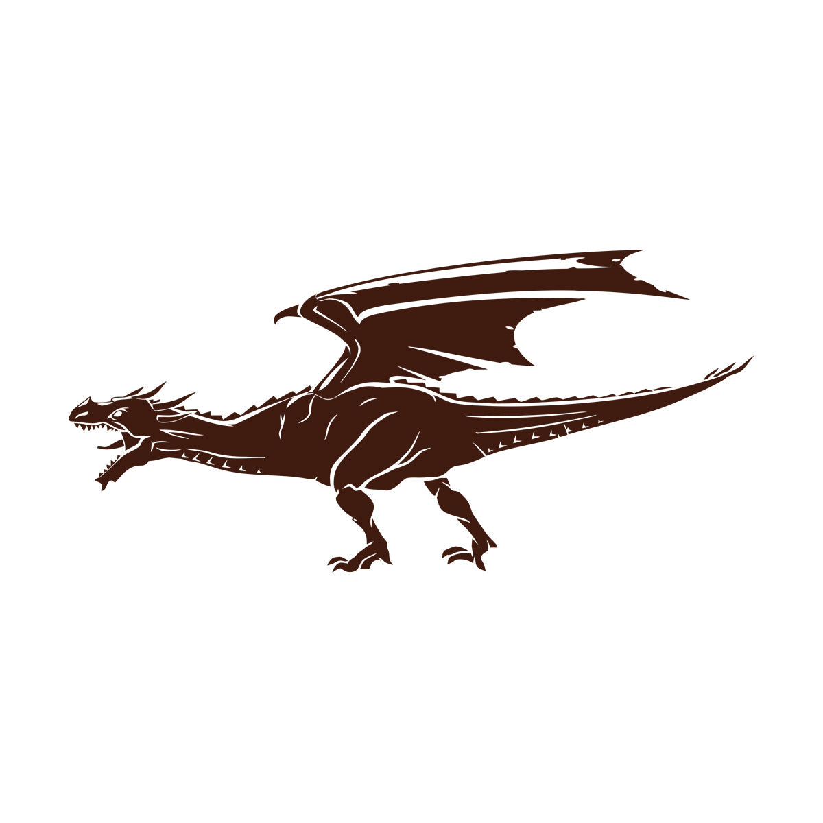 Wall Decals Paster Paper Flying Dragon Mythological Fantasy Beast Art Decoration