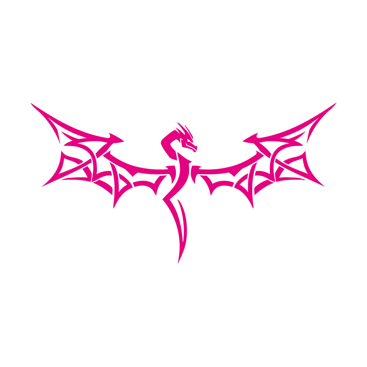 Vinyl Wall Stickers Flying Dragon Wings Tribal Fantasy Mythology Wall Beautification