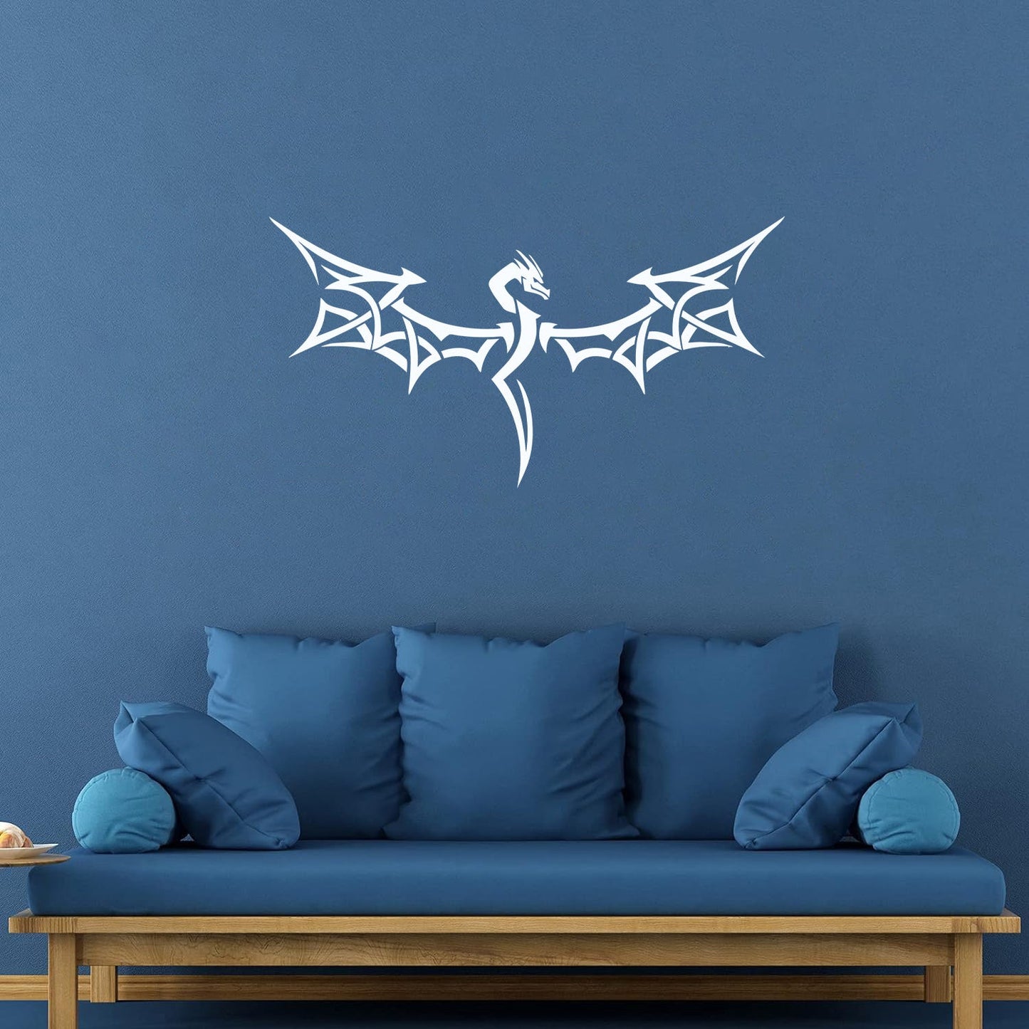 Vinyl Wall Stickers Flying Dragon Wings Tribal Fantasy Mythology Wall Beautification