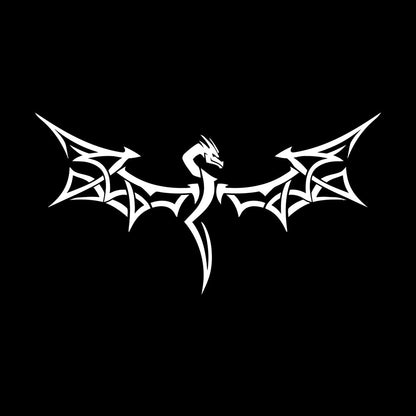 Vinyl Wall Stickers Flying Dragon Wings Tribal Fantasy Mythology Wall Beautification