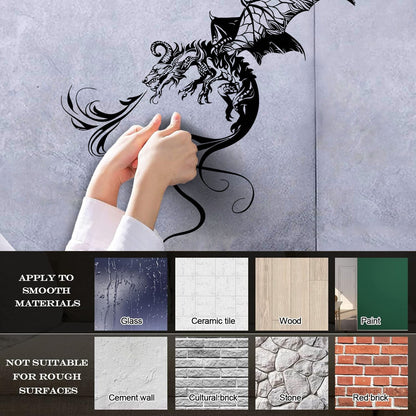 Wall Decals Flying Firebringer Dragon Fantasy Fairy Tale Car Body Decoration