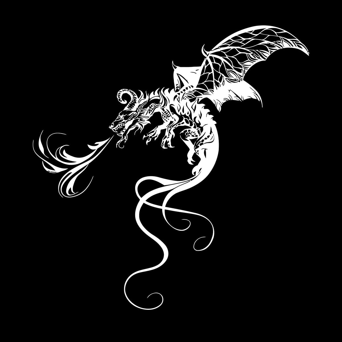 Wall Decals Flying Firebringer Dragon Fantasy Fairy Tale Car Body Decoration