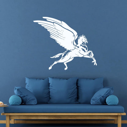 Flying Hippogriff Fantasy Beast Half Eagle And Half Horse Vinyl Wall Decals Window Decals
