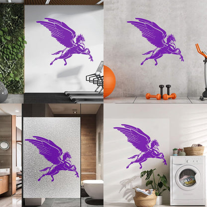Flying Hippogriff Fantasy Beast Half Eagle And Half Horse Vinyl Wall Decals Window Decals