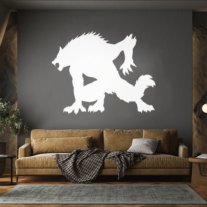 Wall Stickers Paster Paper Werewolf Horror Fantasy Beast Monster Tattoo Culture