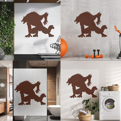 Wall Stickers Paster Paper Werewolf Horror Fantasy Beast Monster Tattoo Culture