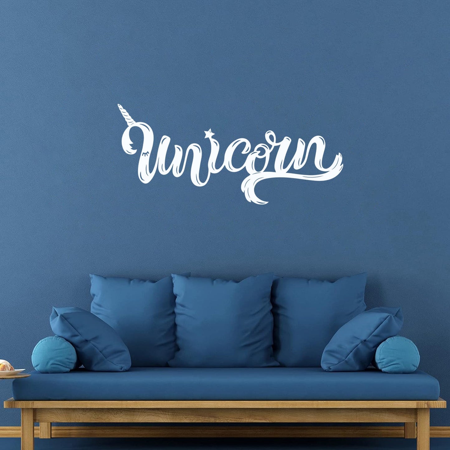 Vinyl Art Sticker Lettering Words Unicorn Fantasy Equipped With Transfer Film Kit