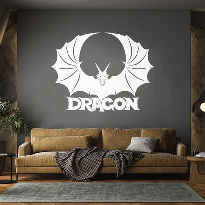 Logo Fantasy Dragon Children'S Ation Lettering Decals Art Mural Painting