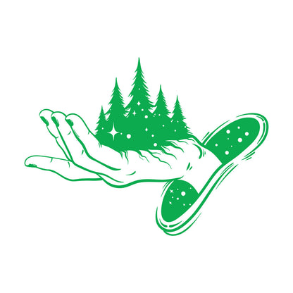 Wall Decals Pvc Magic Hand Fairy Tale Stars Forest Fantasy Multiple Size Options