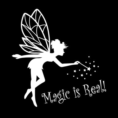 Lettering Stickers Magic Is Real Baby D¹Ècor Fairy Tale Fantasy Magic Wand Waterproof