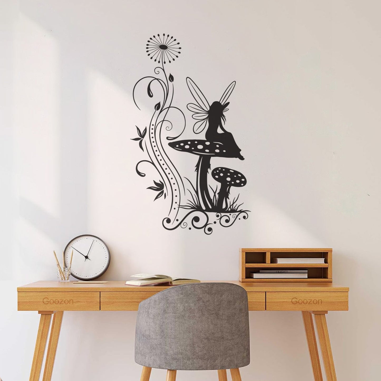 Vinyl Wall Stickers Mushroom Fairy Tale Nursery Fantasy Personalized Customization