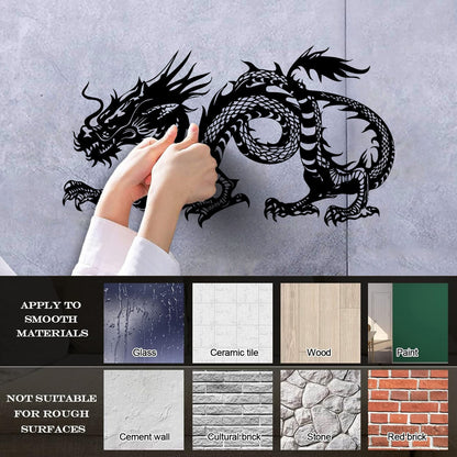 Mural And Wall Vinyl Decal Mythological Fantasy Oriental Chinese Dragon Car Body Decoration