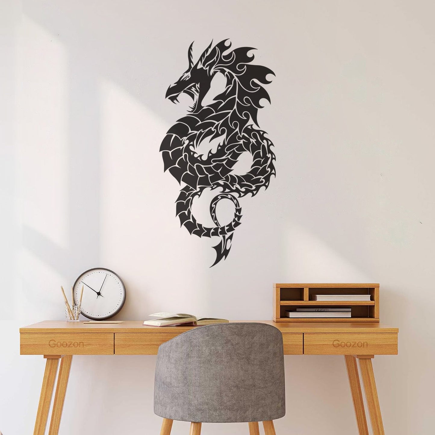 Wall Stickers Paster Paper Mythology Fantasy Monster Dragon Boy Room Window Decals