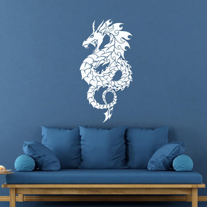 Wall Stickers Paster Paper Mythology Fantasy Monster Dragon Boy Room Window Decals