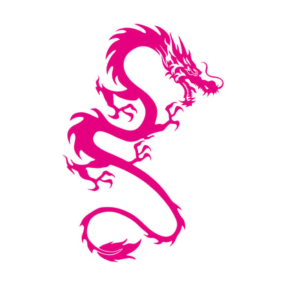 Lettering Decals Oriental Dragon Fantasy Flying Myth Beast Multi Color Selection