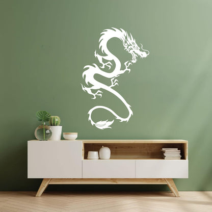 Lettering Decals Oriental Dragon Fantasy Flying Myth Beast Multi Color Selection