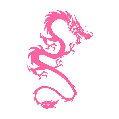 Lettering Decals Oriental Dragon Fantasy Flying Myth Beast Multi Color Selection